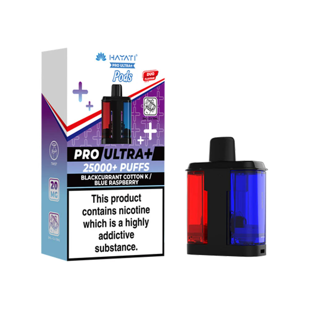 Hayati Pro Ultra+ Refill Pod Blackcurrant Cotton K / Blue Raspberry