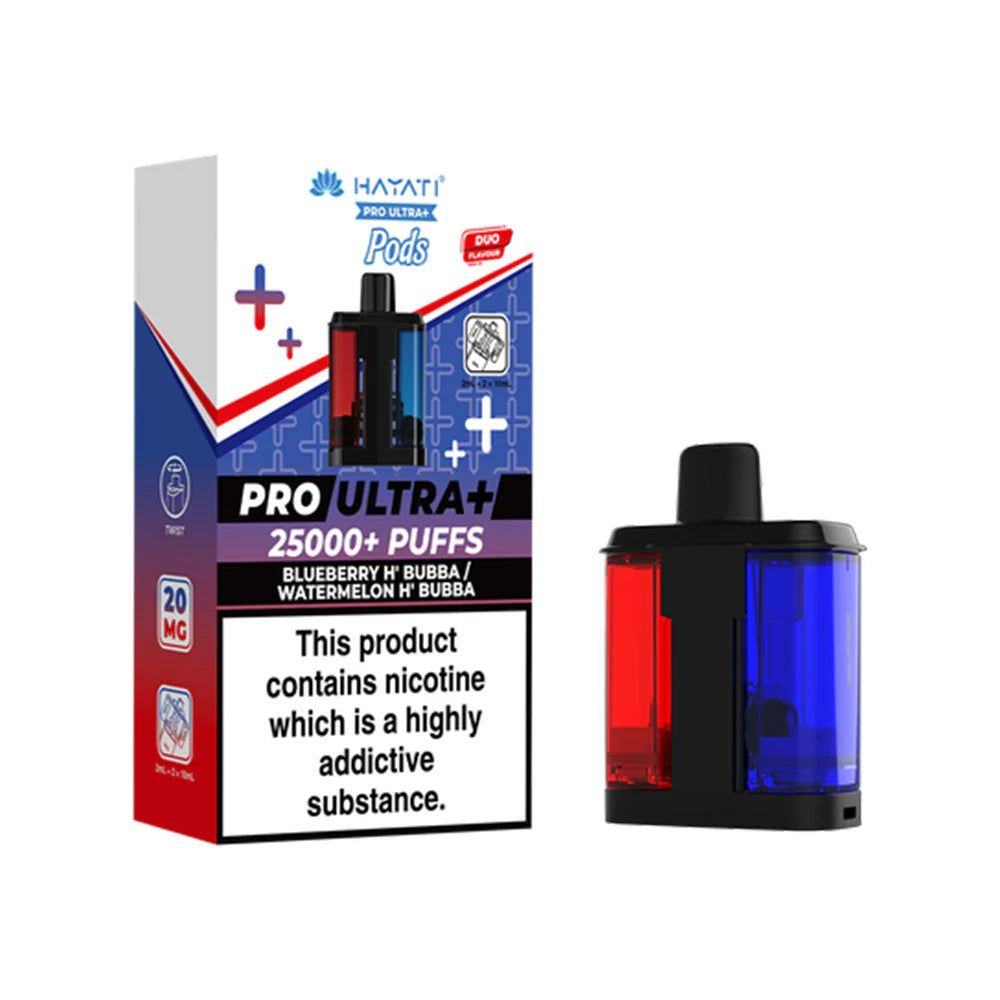 Hayati Pro Ultra+ Refill Pod Blueberry Pink Bubble / Watermelon Pink Bubble