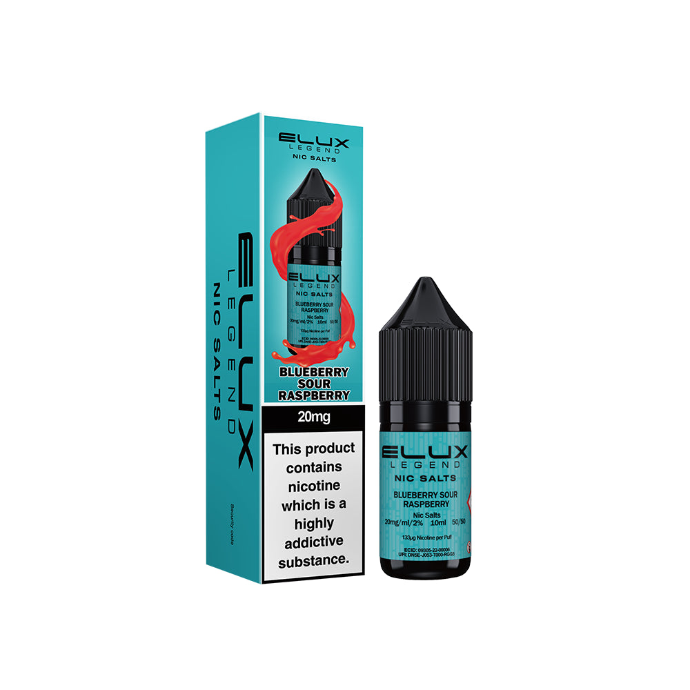 Elux Legends Nic Salts Blueberry Sour Raspberry 20mg