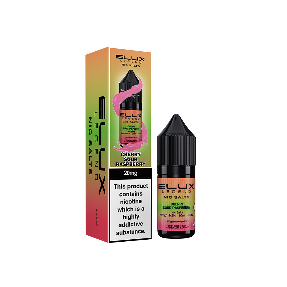 Elux Legends Nic Salts Cherry Sour Raspberry 20mg