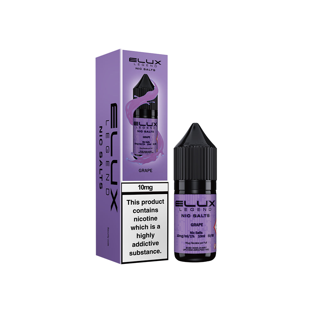Elux Legends Nic Salts Grape 10mg
