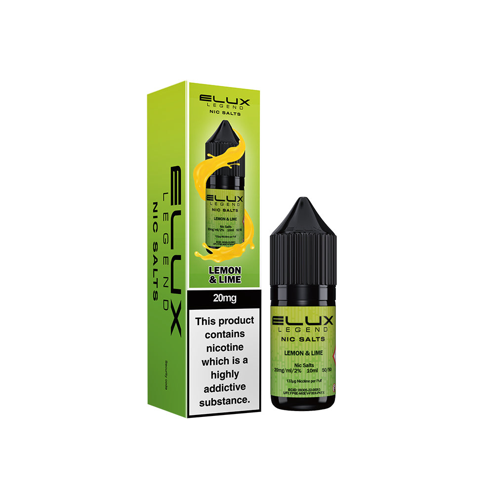 Elux Legends Nic Salts Lemon & Lime 20mg