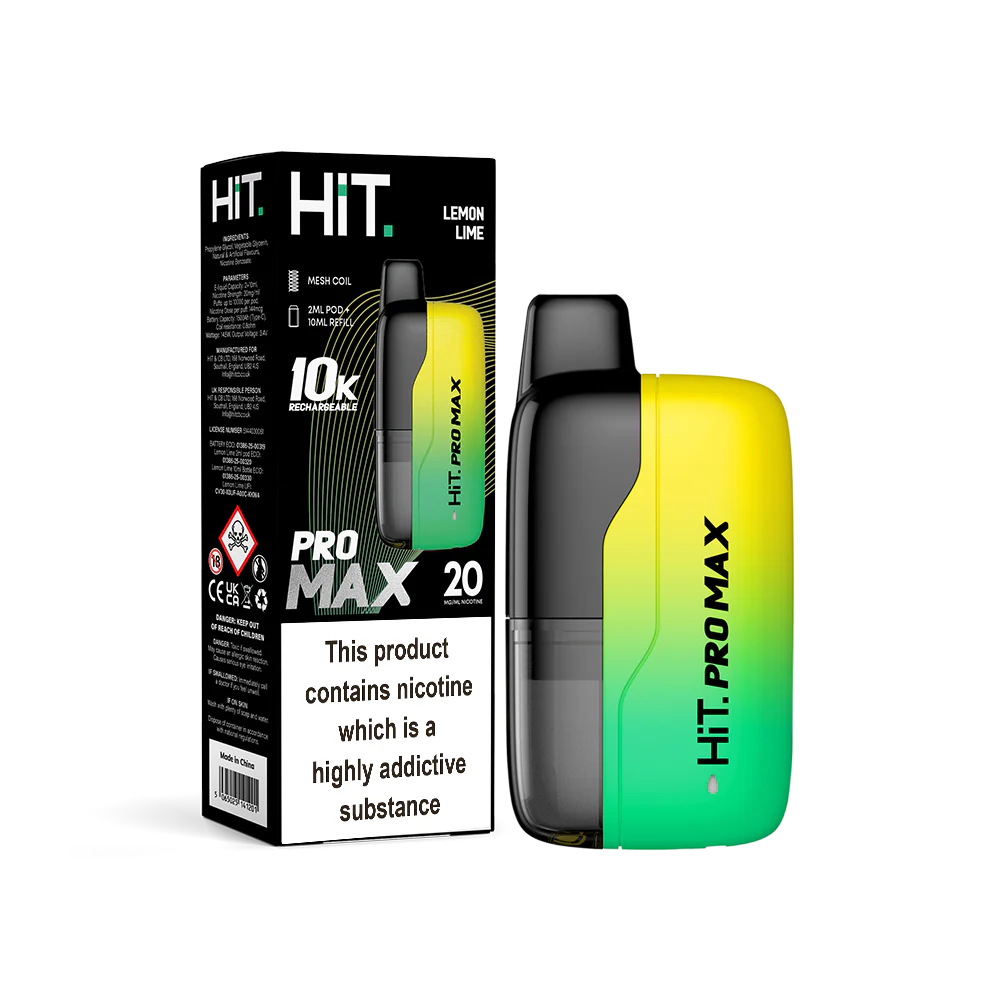 Hit Pro Max 2+10 Starter Kit Lemon Lime 20mg