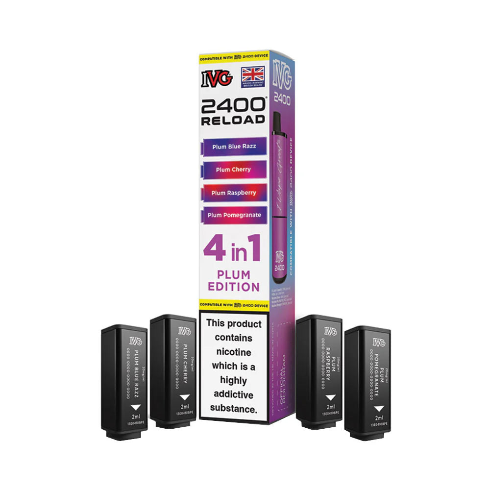IVG 2400 Reload 4 Pod Pack Plum Edition