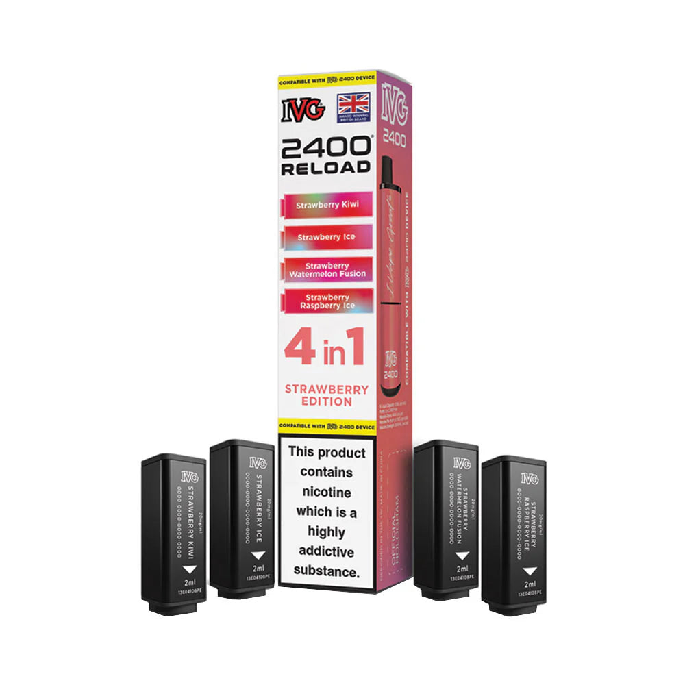 IVG 2400 Reload 4 Pod Pack Strawberry Watermelon