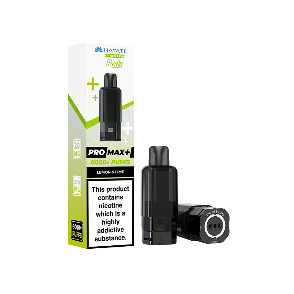Hayati Pro Max+ Pods Lemon&Lime