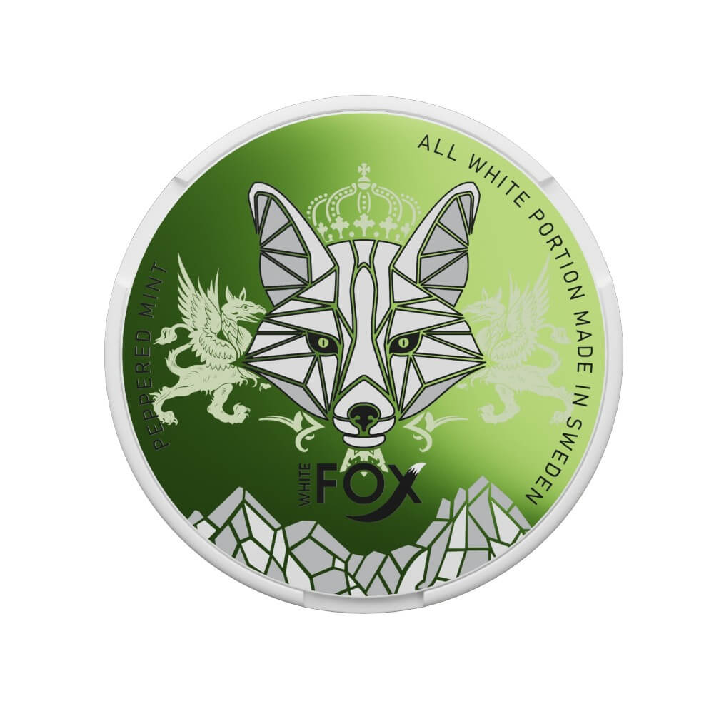 White Fox Peppered Mint Nic Pouches 16mg