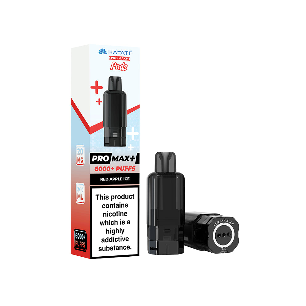 Hayati Pro Max+ Pods Red Apple Ice
