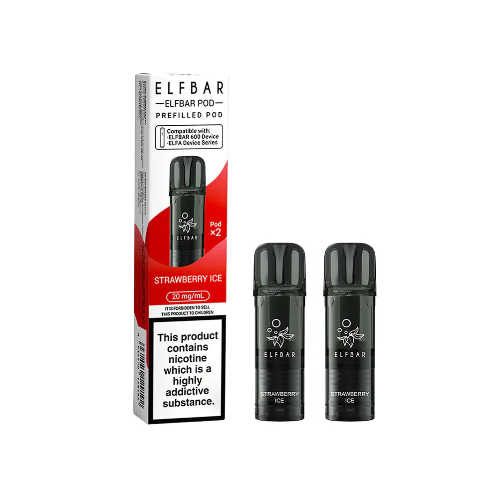 ELFbar 600 Replacement Pod Strawberry Ice