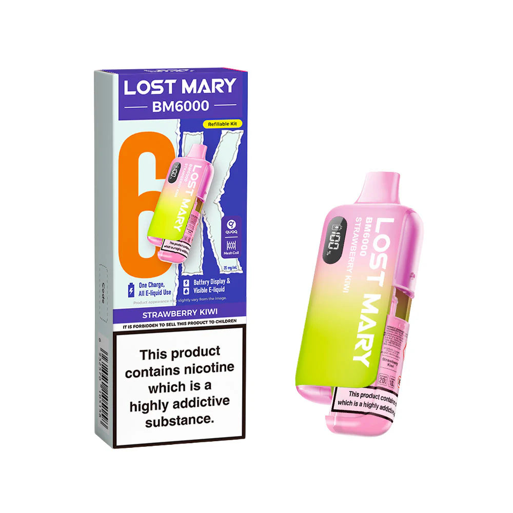 Lost Mary BM6000 Rechargeable Pod Kit Strawberry Kiwi