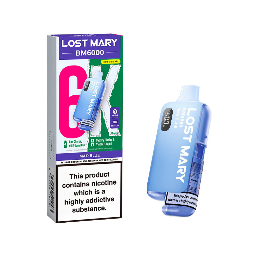 Lost Mary BM6000 Rechargeable Pod Kit Mad Blue
