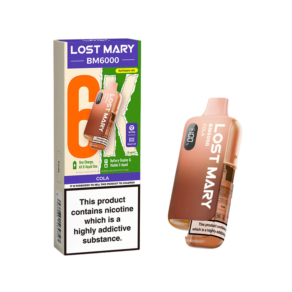 Lost Mary BM6000 Rechargeable Pod Kit Cola
