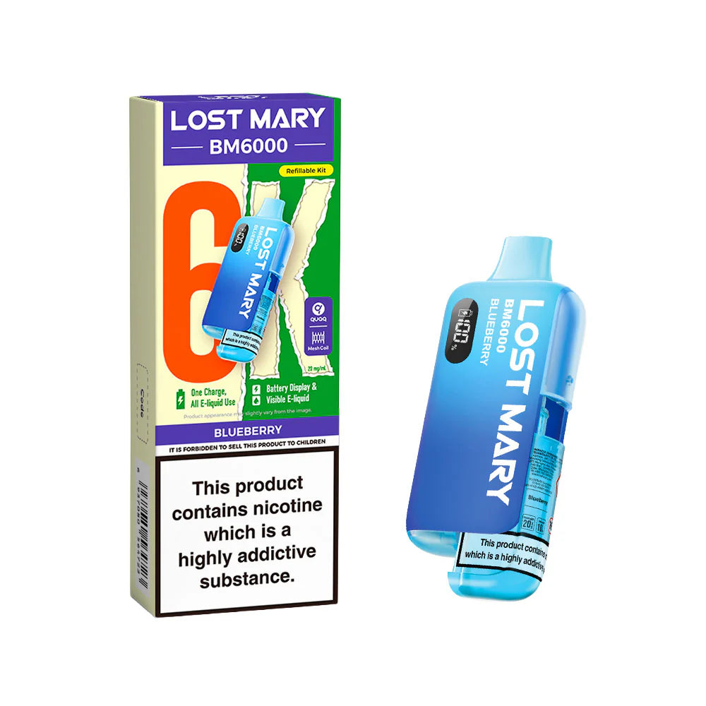 Lost Mary BM6000 Rechargeable Pod Kit Blueberry