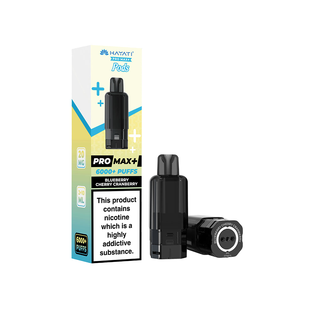 Hayati Pro Max+ Pods Blueberry Cherry Cranberry