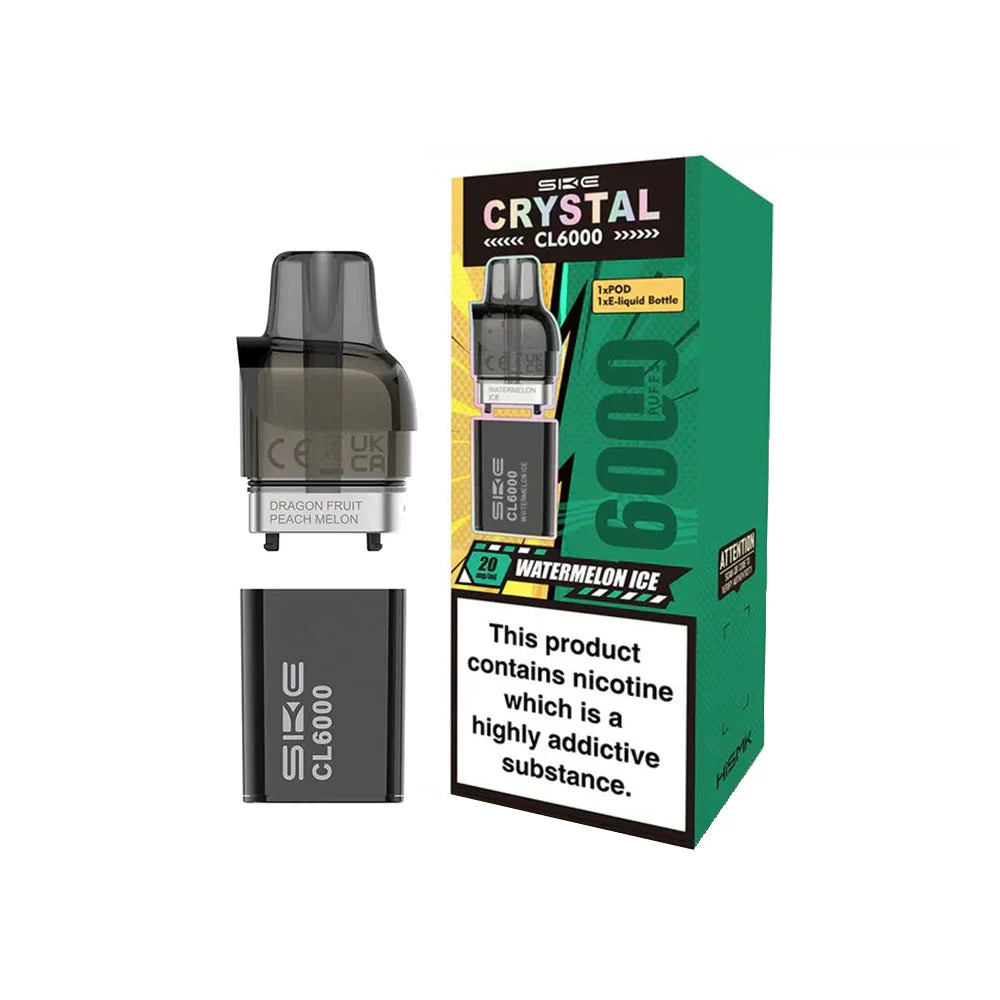 SKE Crystal CL6000 Watermelon Ice Pod