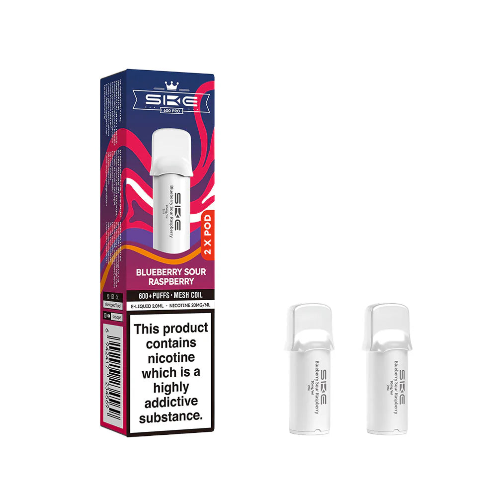 SKE Pro 600 Pods Blueberry Sour Raspberry
