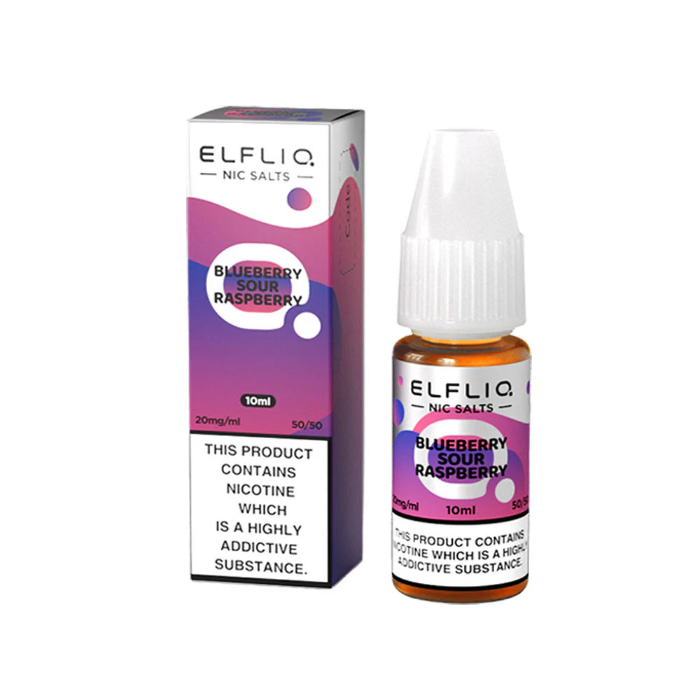 Elfliq Blueberry Sour Raspberry Nic Salts 10mg