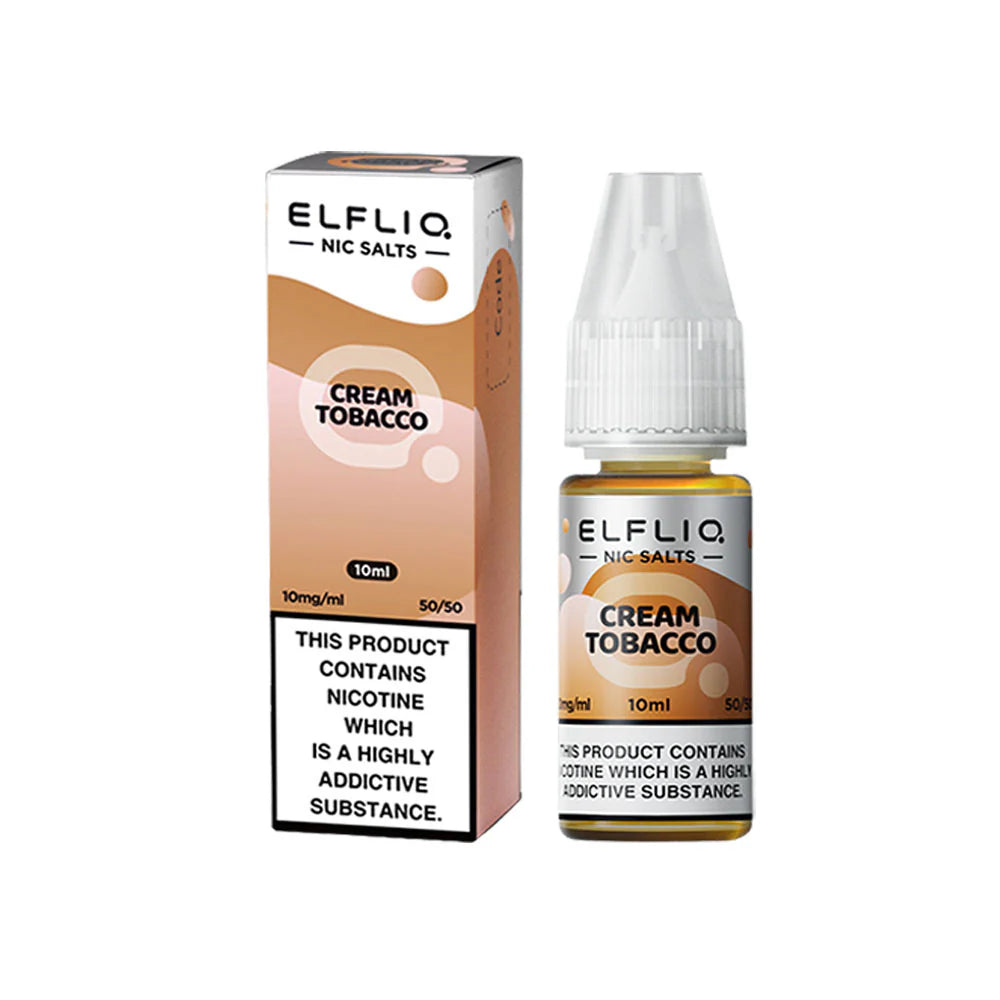 Elfliq Cream Tobacco Nic Salts 10mg