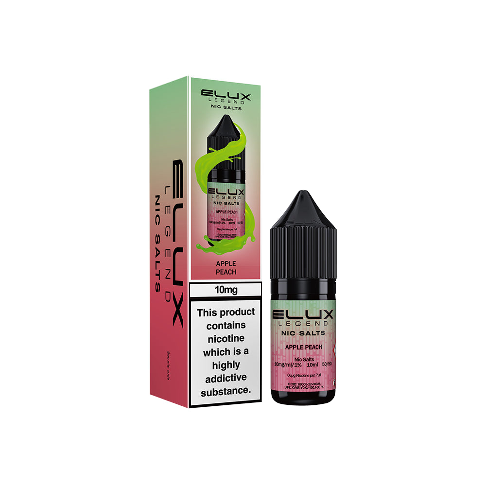 Elux Legends Nic Salts Apple Peach 10mg