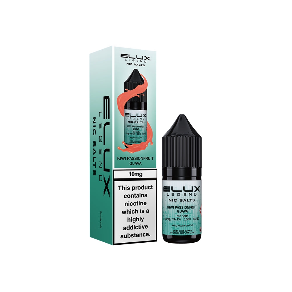Elux Legends Nic Salts Kiwi Passionfruit Guava 10mg
