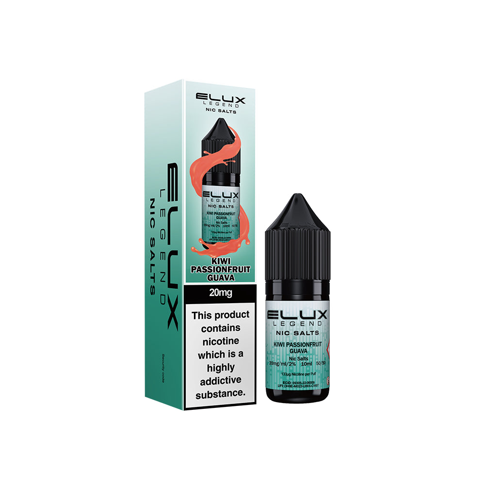 Elux Legends Nic Salts Kiwi Passionfruit Guava 20mg