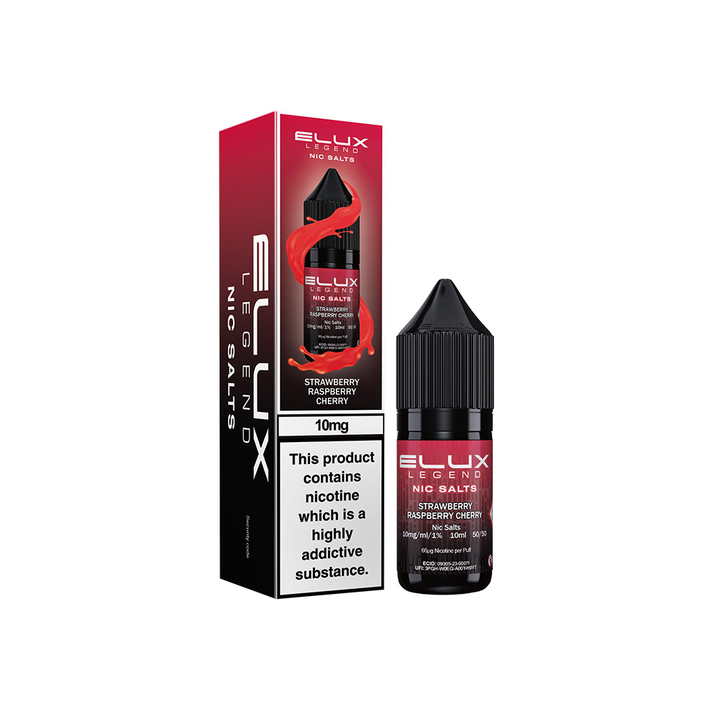 Elux Legends Nic Salts Strawberry Raspberry Cherry Ice 10mg