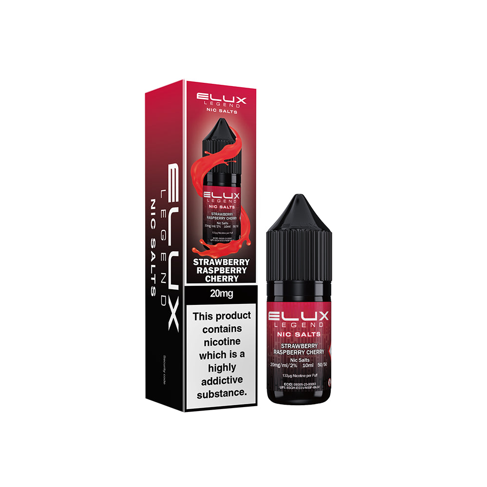 Elux Legends Nic Salts Strawberry Raspberry Cherry Ice 20mg