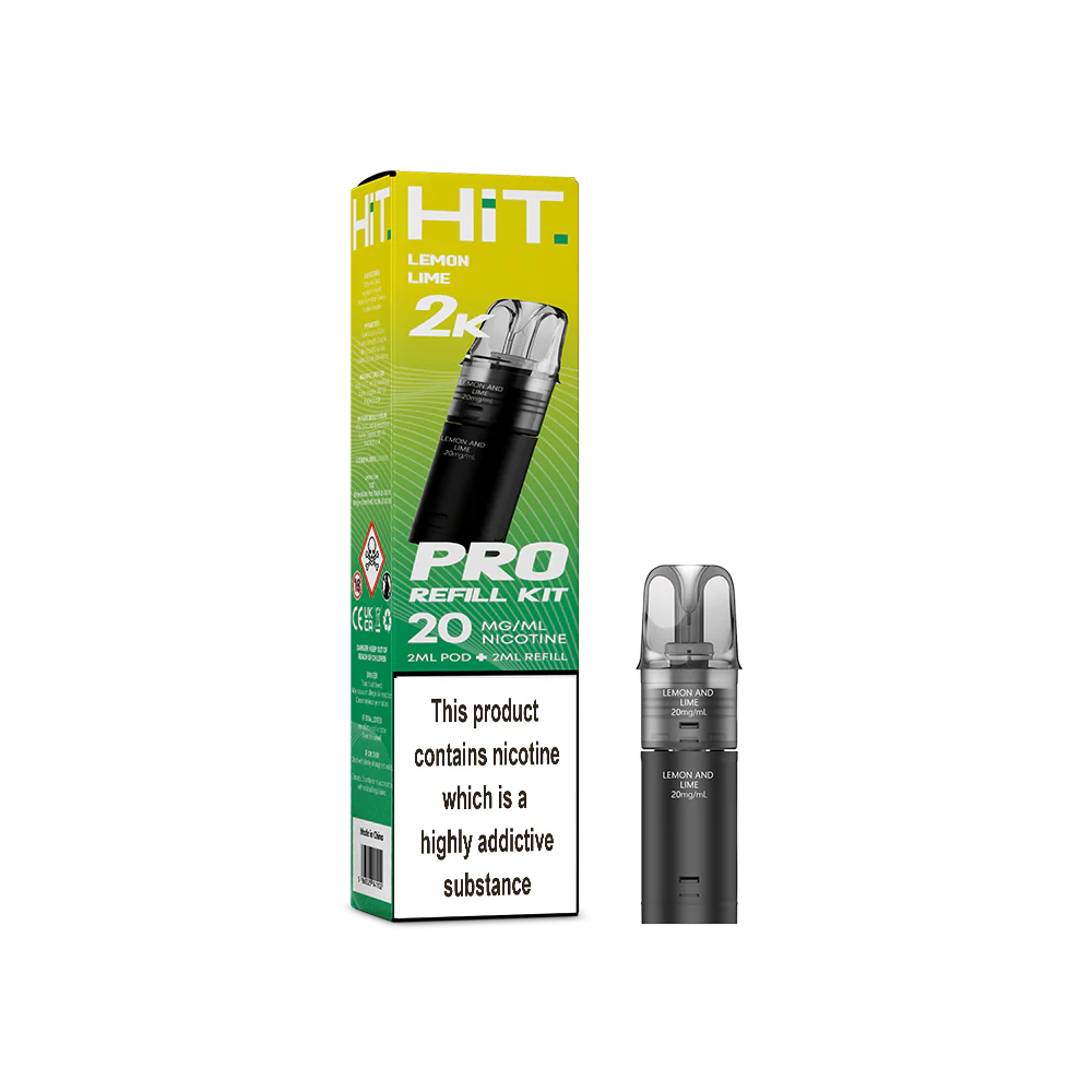 Hit Pro 2+2 Refill Kit Lemon Lime 20mg
