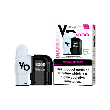 Vapes Bars Diamond 3k Pod Pack Pink Lemonade