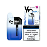 Vapes Bars Diamond 3k Starter Kit Blueberry
