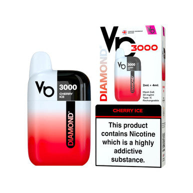 Vapes Bars Diamond 3k Starter Kit Cherry Ice