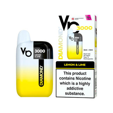 Vapes Bars Diamond 3k Starter Kit Lemon & Lime